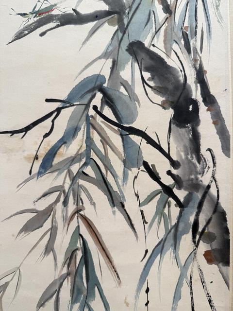 古玩字畫(huà)程璋款花鳥(niǎo)真品鑒賞圖