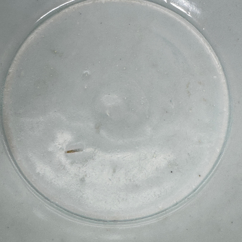 古玩陶瓷青白釉花口盤真品鑒賞圖