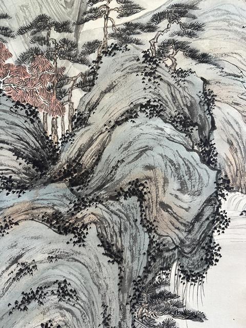 古玩字畫高閣碧澗真品鑒賞圖