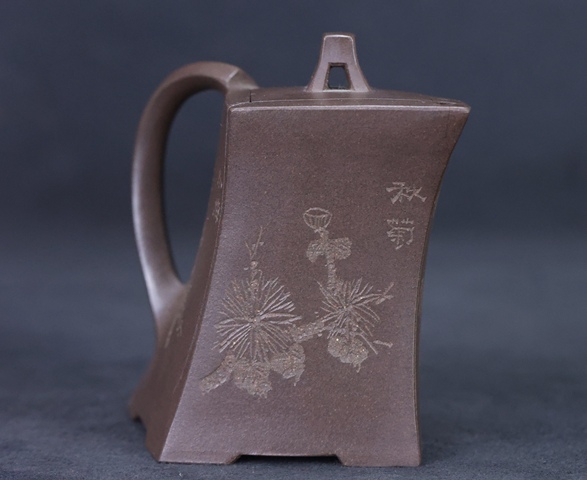 古玩雜項四方壺真品鑒賞圖