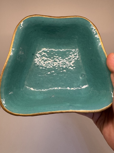 古玩陶瓷清同治 粉彩扇型貢碗真品鑒賞圖