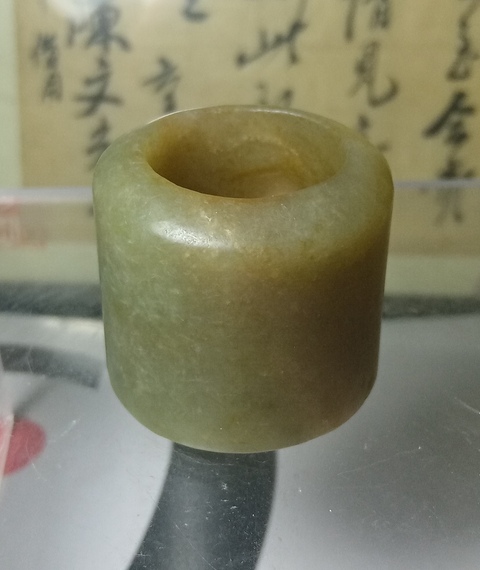 古玩玉器扳指真品鑒賞圖