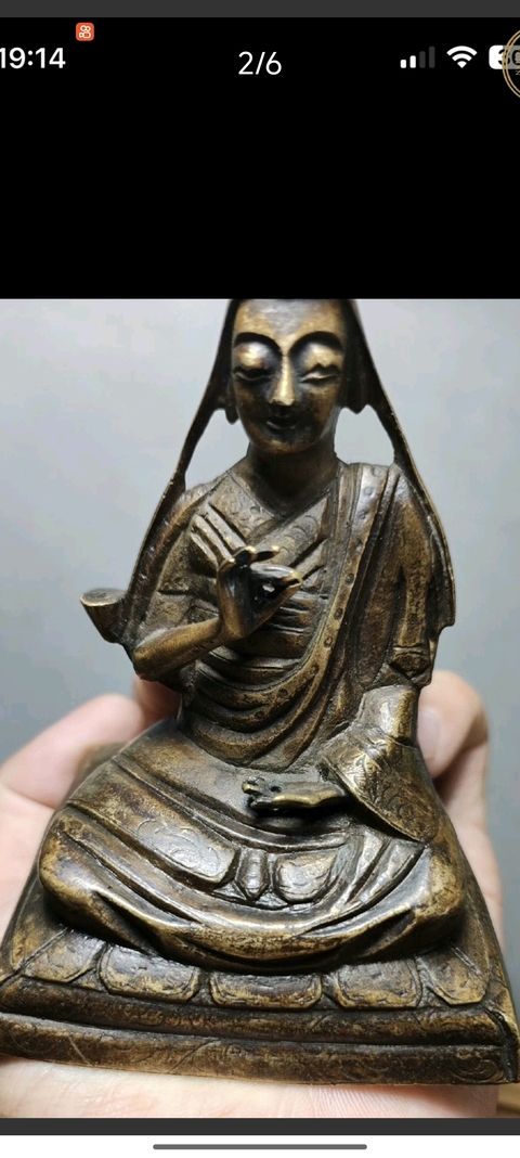 古玩銅器造像真品鑒賞圖