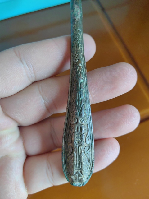 古玩銅器銅帶鉤真品鑒賞圖