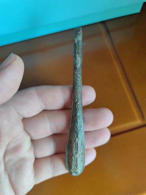 古玩銅器銅帶鉤真品鑒賞圖