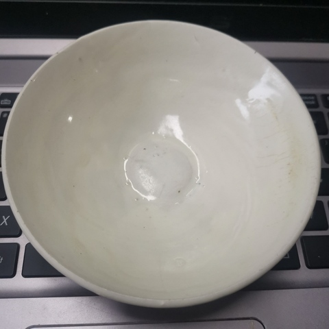 古玩陶瓷金元汝州白釉碗拍賣，當(dāng)前價格1666元