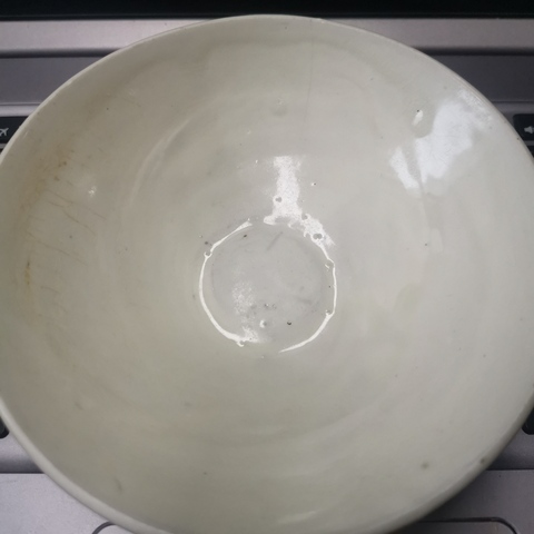 古玩陶瓷金元汝州白釉碗拍賣，當(dāng)前價格1666元