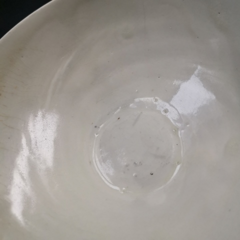 古玩陶瓷金元汝州白釉碗拍賣，當(dāng)前價格1666元