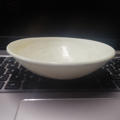 古玩陶瓷金元汝州白釉碗拍賣，當(dāng)前價格1666元