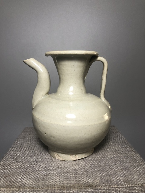 古玩陶瓷青白釉執壺真品鑒賞圖