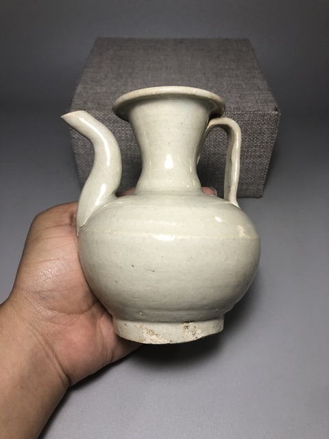 古玩陶瓷青白釉執壺真品鑒賞圖