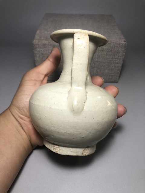 古玩陶瓷青白釉執壺真品鑒賞圖