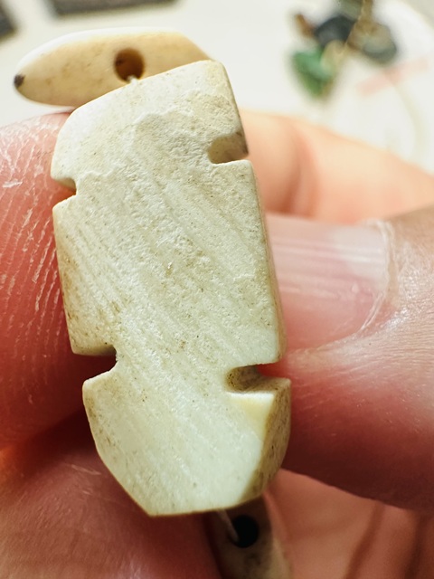 古玩玉器硨磲珠串真品鑒賞圖