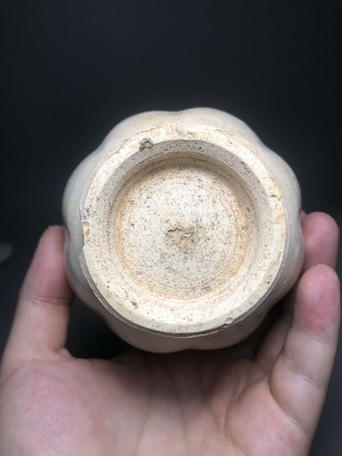 古玩陶瓷青白釉瓜棱執壺真品鑒賞圖