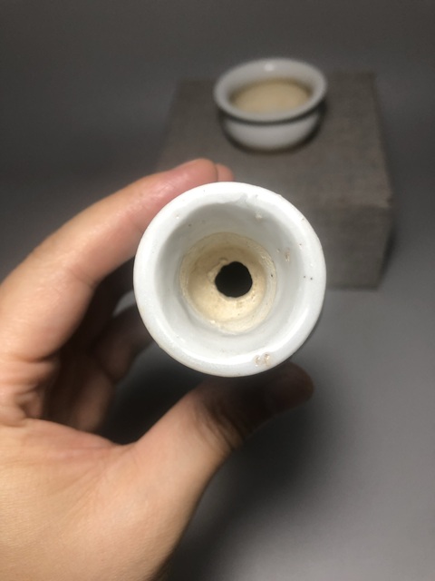 古玩陶瓷明末，德化窯白釉三供拍賣，當(dāng)前價格2000元