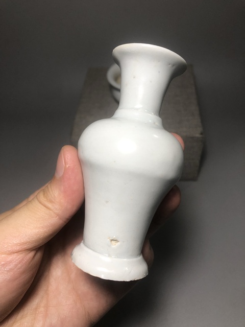 古玩陶瓷明末，德化窯白釉三供拍賣，當(dāng)前價格2000元