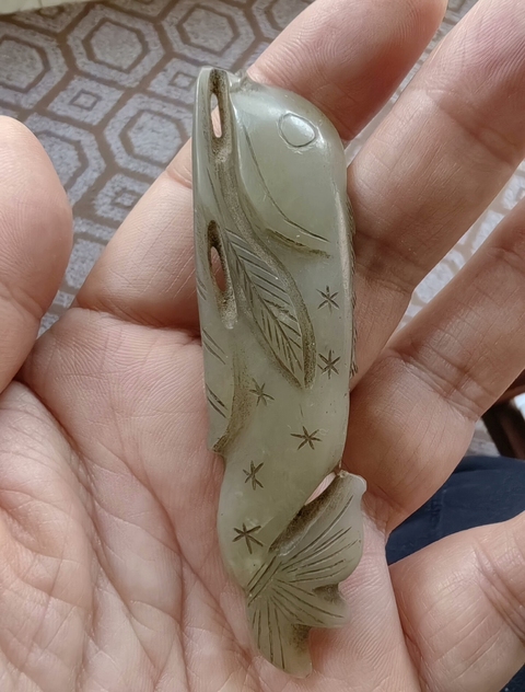 古玩玉器連年有余真品鑒賞圖