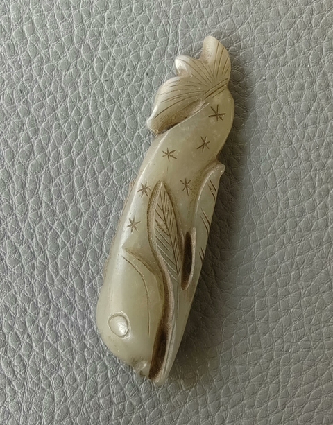 古玩玉器連年有余真品鑒賞圖