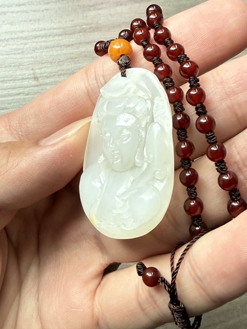 古玩玉器籽料觀音真品鑒賞圖