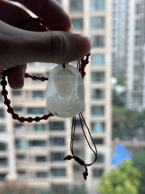 古玩玉器籽料觀音真品鑒賞圖