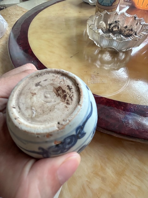 古玩陶瓷青花纏枝花卉紋罐或者蘋果尊真品鑒賞圖