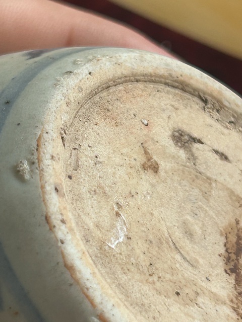 古玩陶瓷青花纏枝花卉紋罐或者蘋果尊真品鑒賞圖