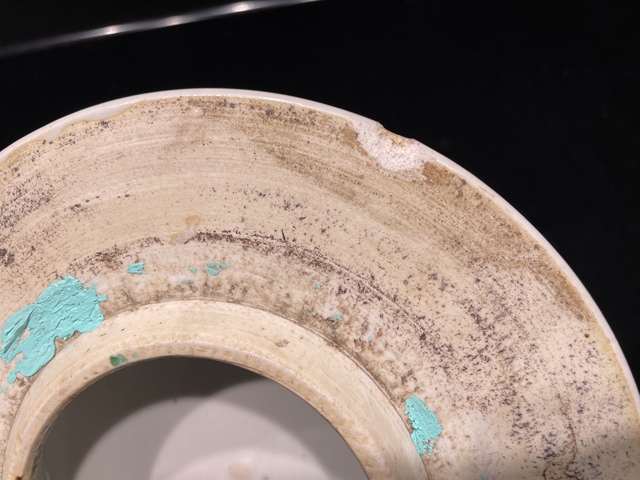 古玩陶瓷花卉紋青花五彩將軍罐真品鑒賞圖