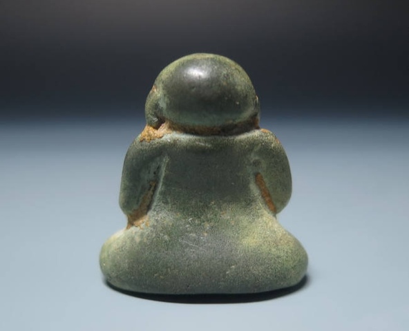 古玩雜項小石人真品鑒賞圖