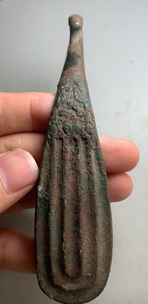 古玩銅器戰(zhàn)國·琵琶??真品鑒賞圖