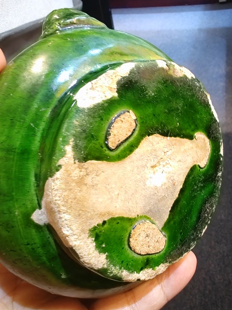 古玩陶瓷綠釉爐真品鑒賞圖