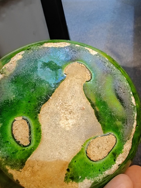 古玩陶瓷綠釉爐真品鑒賞圖