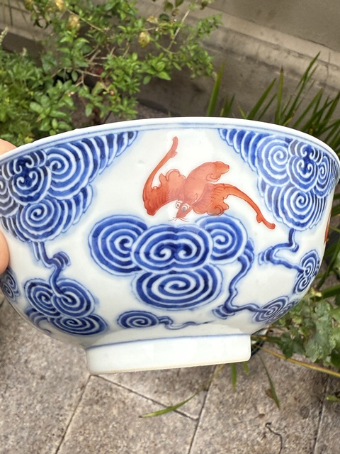 古玩陶瓷洪福齊天碗真品鑒賞圖