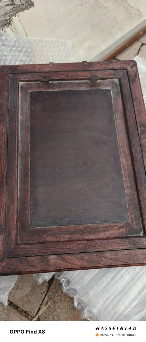 古玩陶瓷粉彩瓷板真品鑒賞圖