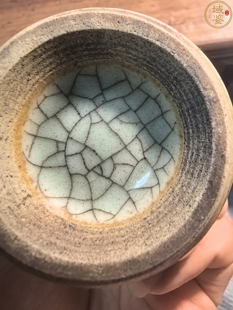 古玩陶瓷哥釉觀音瓶真品鑒賞圖