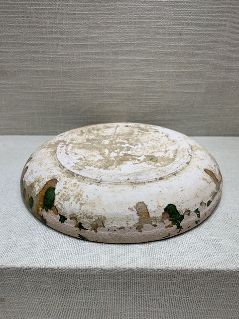 古玩陶瓷鞏縣窯三彩盤真品鑒賞圖