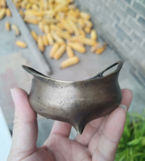 古玩銅器銅爐真品鑒賞圖