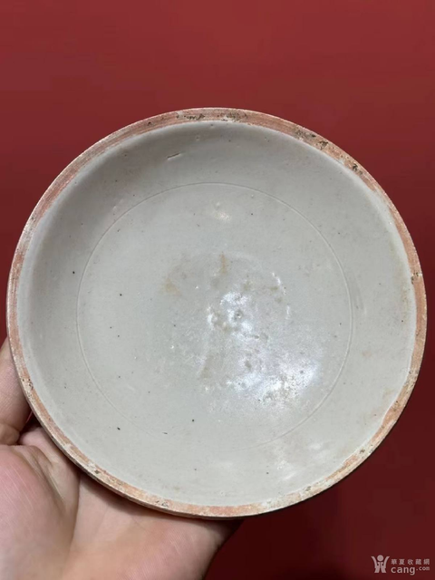 古玩陶瓷青白釉刻仰蓮紋碗真品鑒賞圖