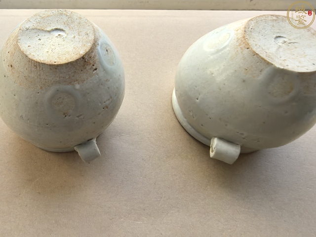 古玩陶瓷青白瓷鳥食罐真品鑒賞圖