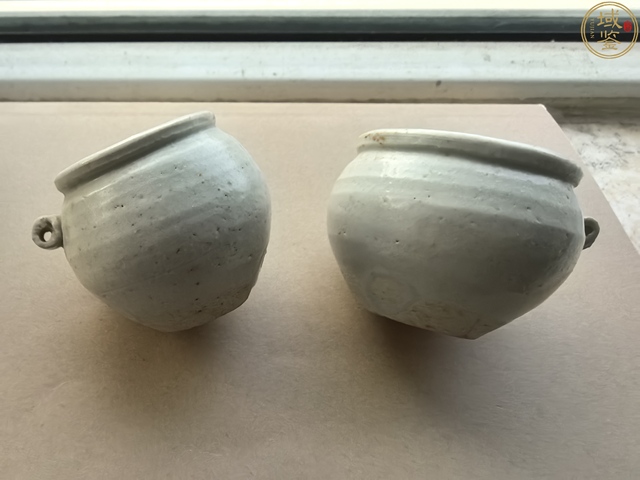 古玩陶瓷青白瓷鳥食罐真品鑒賞圖