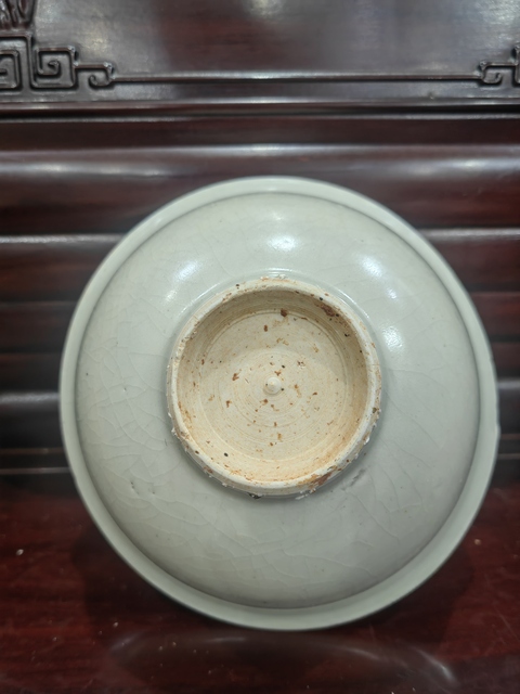 古玩陶瓷洪武青白釉碗一對真品鑒賞圖