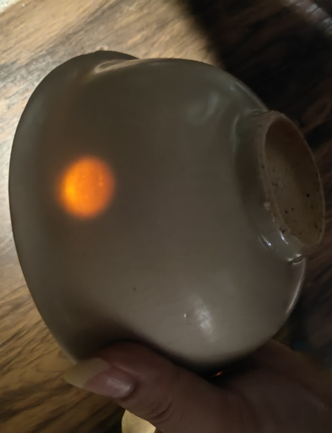 古玩陶瓷洪武青白釉碗一對真品鑒賞圖