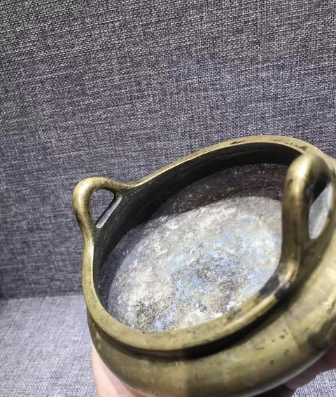 古玩銅器銅爐真品鑒賞圖