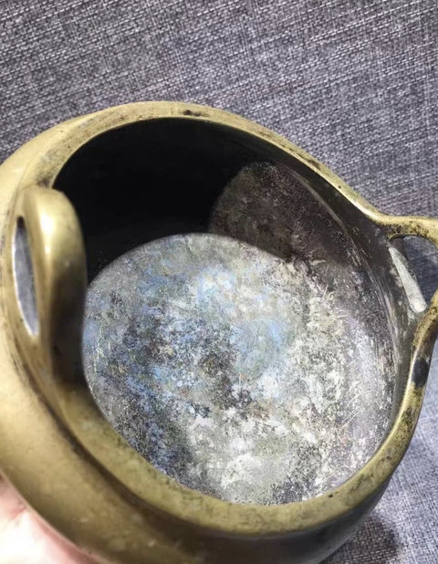 古玩銅器銅爐真品鑒賞圖