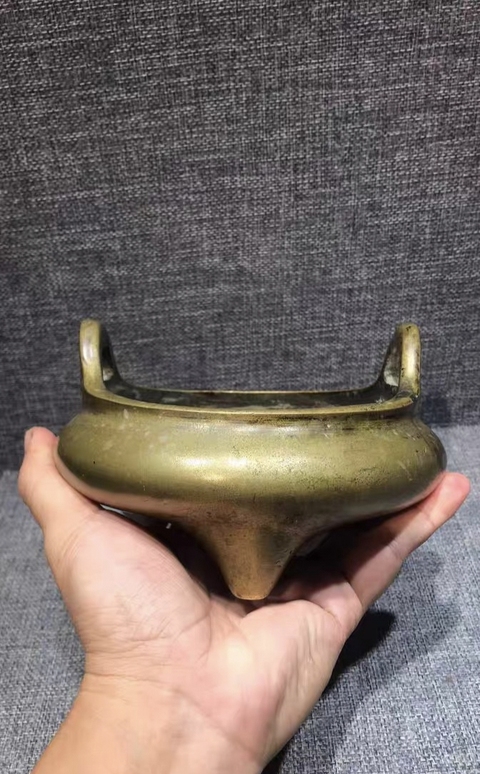 古玩銅器銅爐真品鑒賞圖
