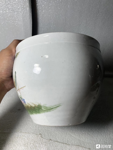 古玩陶瓷民國功名富貴圖卷缸拍賣，當前價格888元