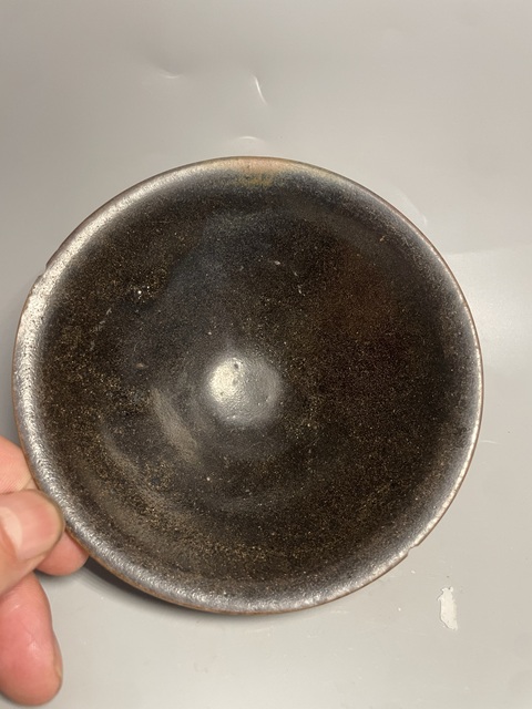 古玩陶瓷耀州窯斗笠盞拍賣，當前價格1500元