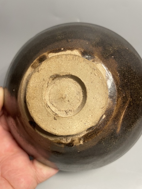 古玩陶瓷耀州窯斗笠盞拍賣，當前價格1500元