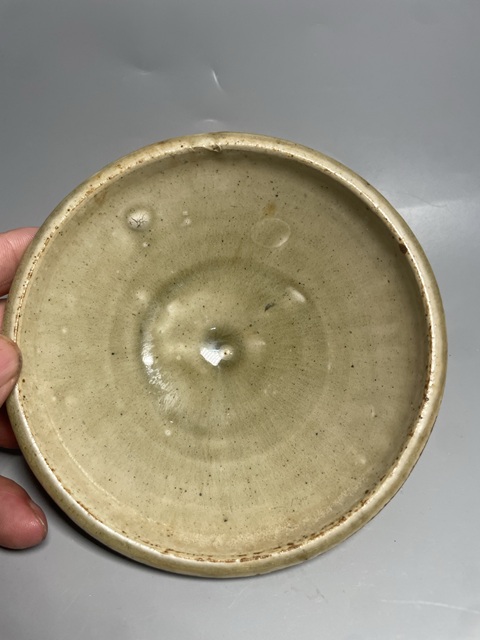 古玩陶瓷元耀州姜黃釉盞拍賣，當前價格1500元
