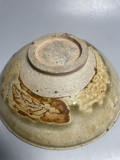 古玩陶瓷元耀州姜黃釉盞拍賣，當前價格1500元
