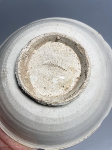 古玩陶瓷白釉花口洗拍賣，當前價格2600元